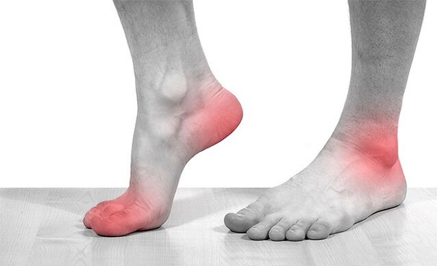 ankle pain with osteoarthritis
