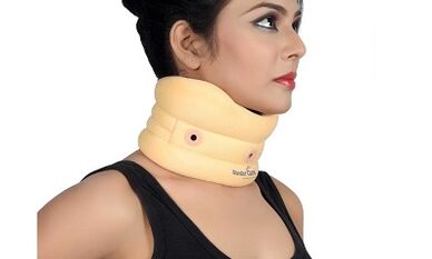 Loading collar with cervical osteochondrosis