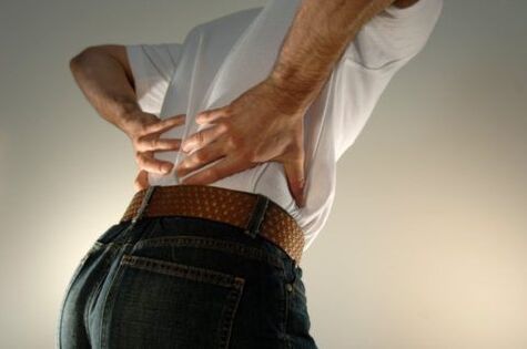 Pain low is a sign of osteochondrose